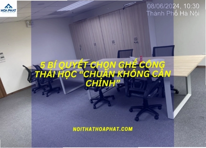 5 bí quyết chọn ghế công thái học chuẩn