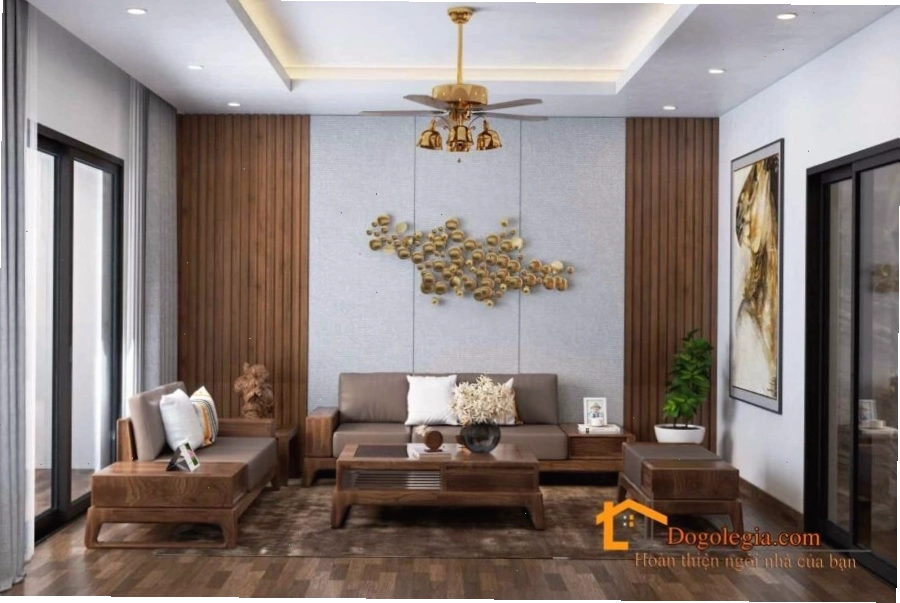 Alternative view of Mẫu sofa gỗ hiện đại LG-SG241- Chị Thuỷ