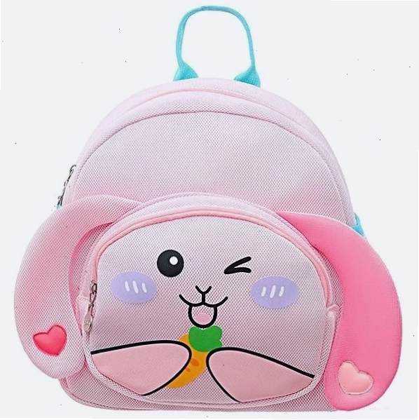 Balo Tbwin PANNA8 E2534 màu hồng làm từ vải Oxford