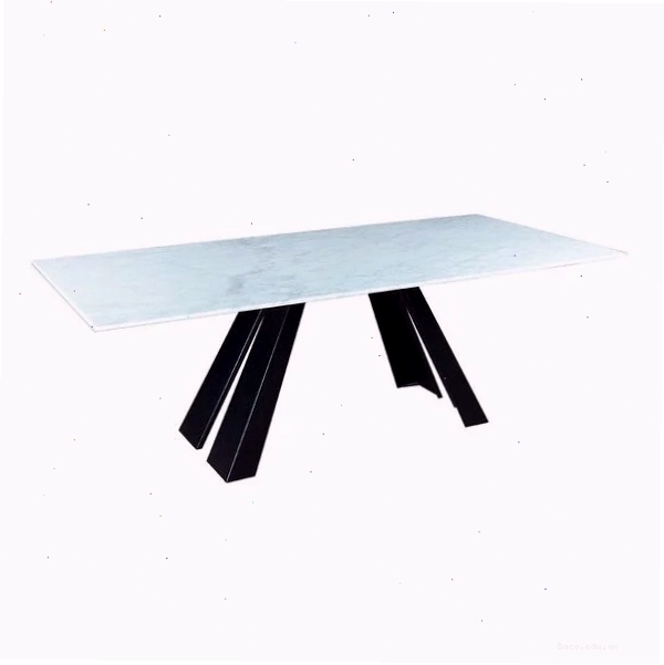 BÀN ĂN ĐÁ MARBLE với vân đá tự nhiên, độc đáo