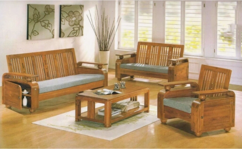 Bàn ghế gỗ phòng khách