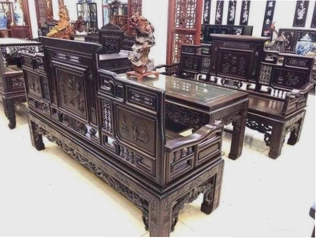 Bàn Ghế Trường Kỷ Đại – Tích Cổ Đồ với vẻ đẹp cổ kính và sang trọng