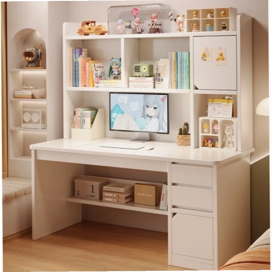 Bàn học gỗ công nghiệp đẹp, hiện đại, phù hợp với không gian phòng trẻ