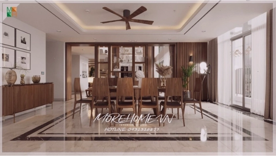 Bàn làm việc bằng gỗ công nghiệp phủ Melamine vân óc chó