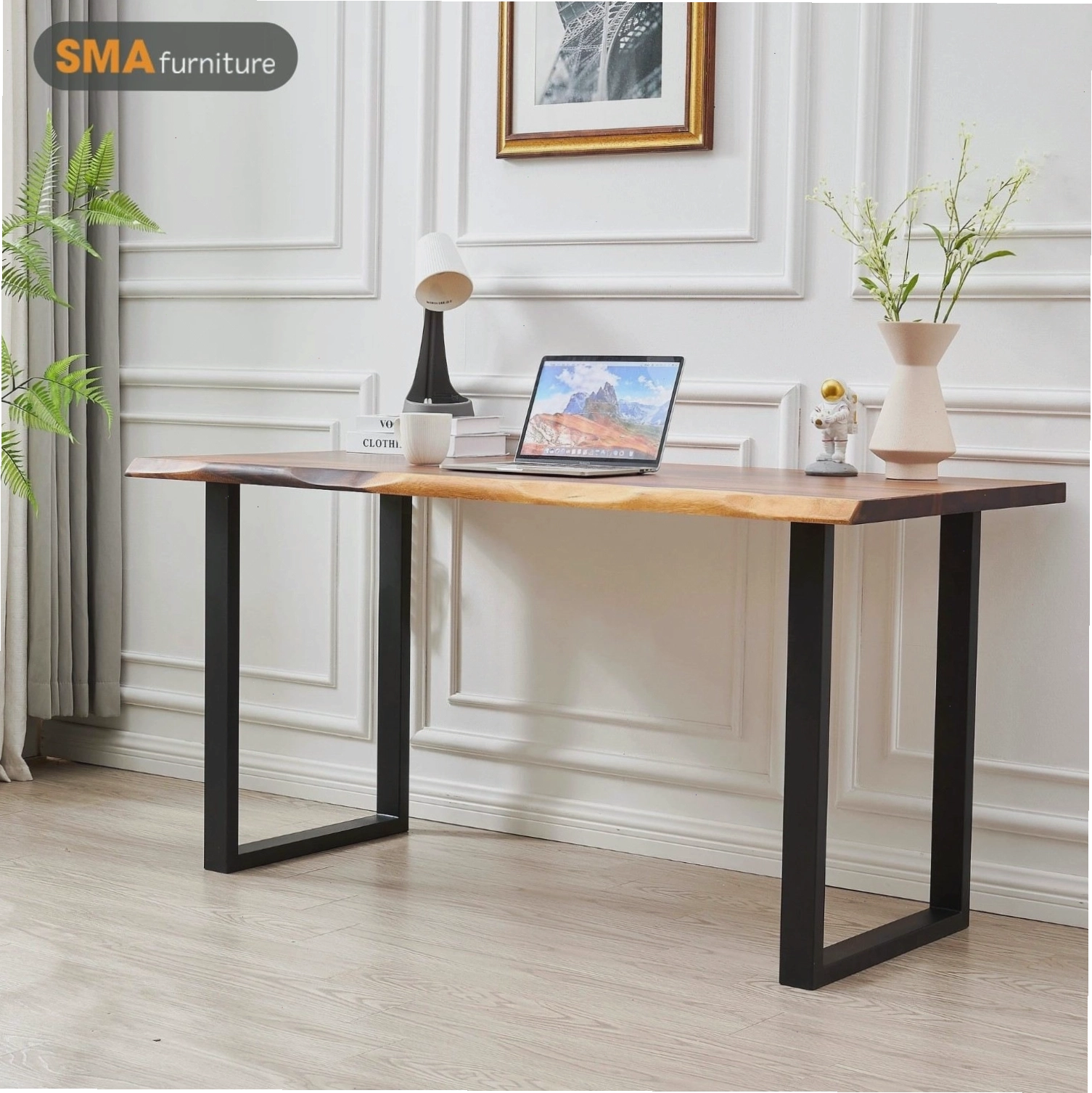 Bàn làm việc chữ U với nhiều màu sắc đa dạng, dễ dàng lựa chọn phù hợp với nội thất.