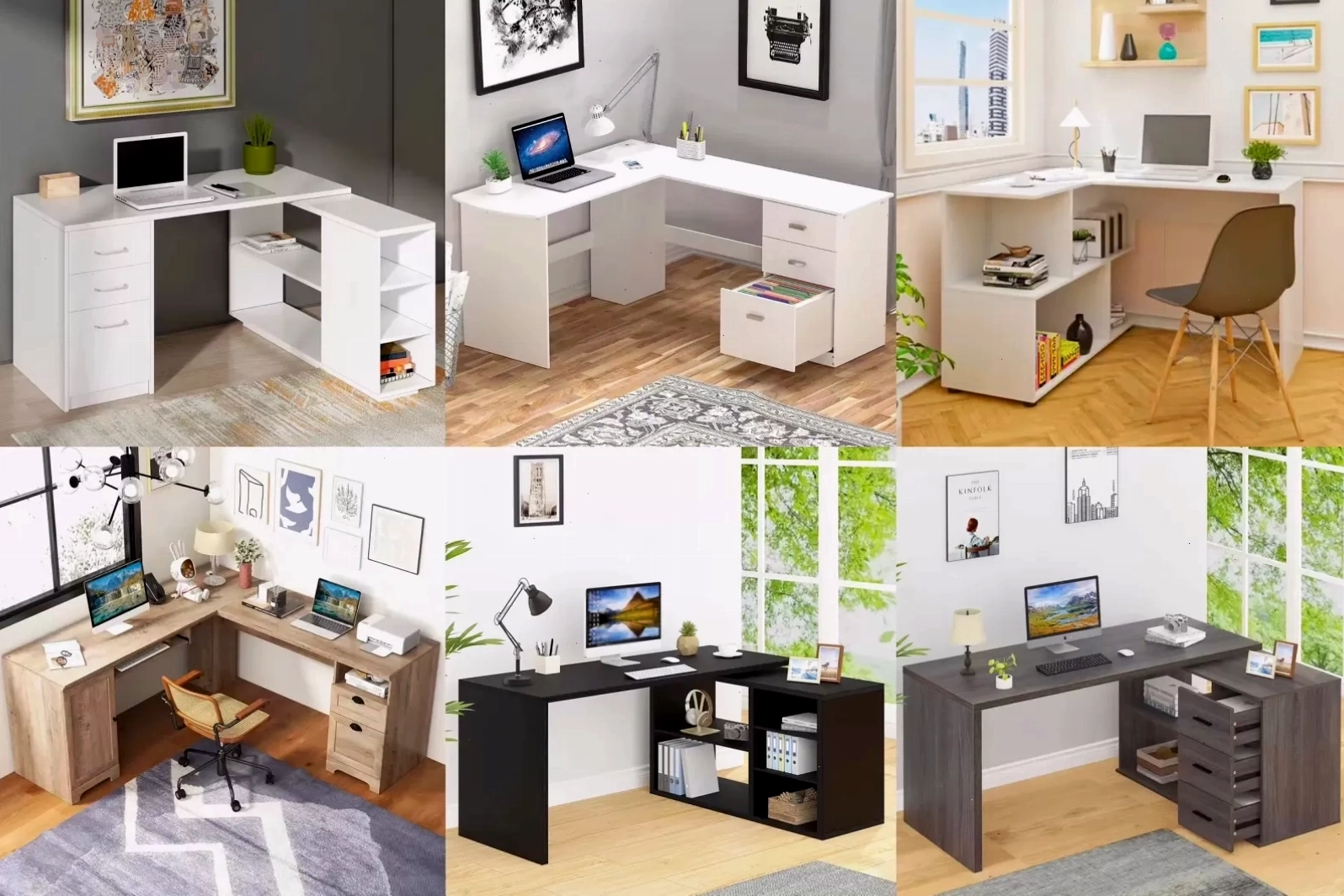 Bàn làm việc gỗ thiết kế tối giản, hiện đại, phù hợp nhiều không gian
