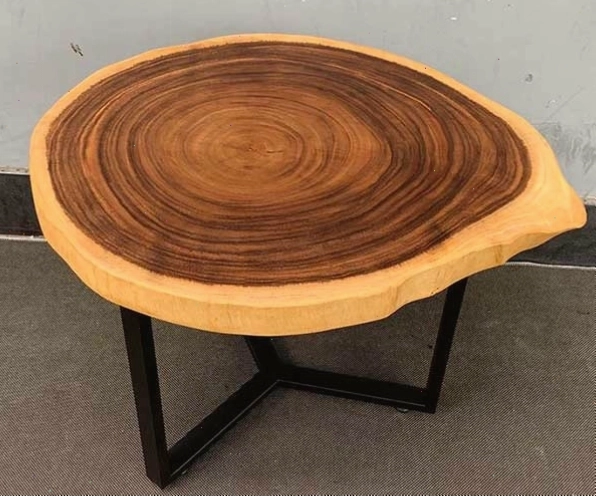 Bàn Sofa Gỗ Me Tây Nguyên Khối, vẻ đẹp tự nhiên và sang trọng