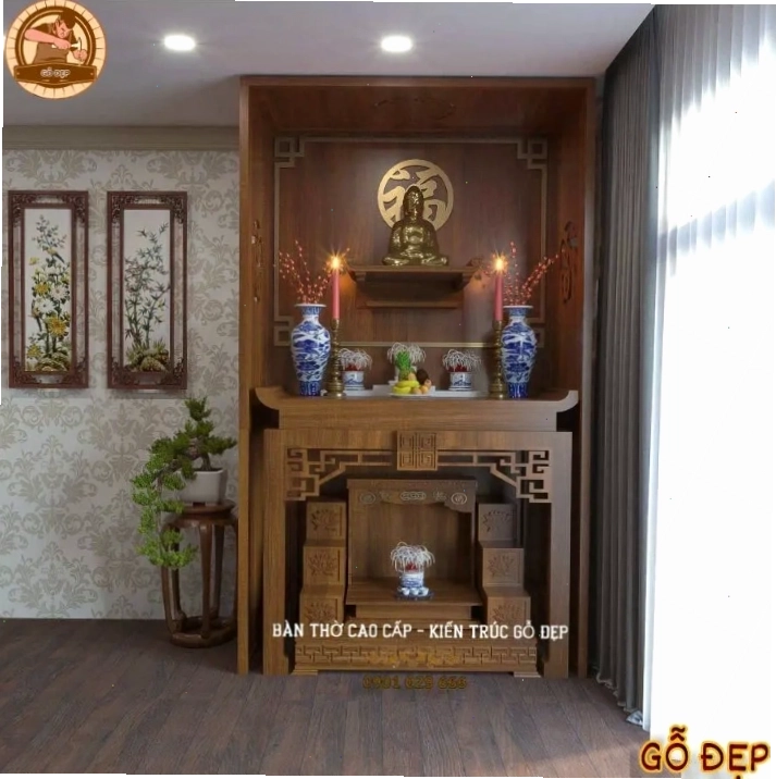 Bàn thờ Phật và những món đồ cần có trên ban