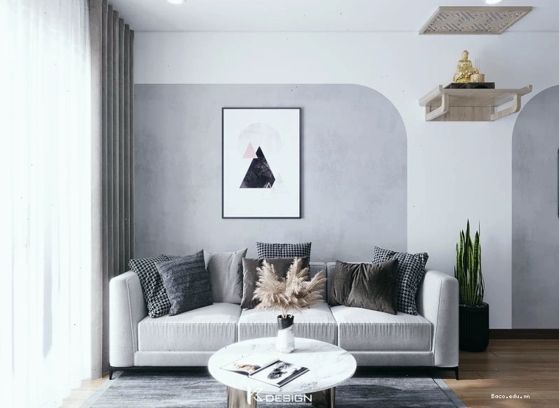 Bàn thờ treo tường chung cư nhỏ gọn và tinh tế