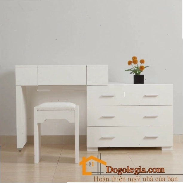 Bàn trang điểm hiện đại LG-BP016, sự kết hợp giữa gỗ và kim loại