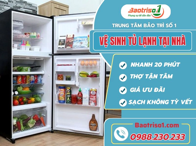 Bảng giá vệ sinh tủ lạnh tại nhà và những lợi ích không ngờ tới