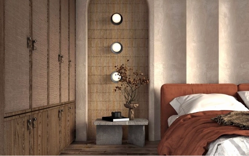 Bảng màu trung tính đặc trưng của phong cách Wabi Sabi