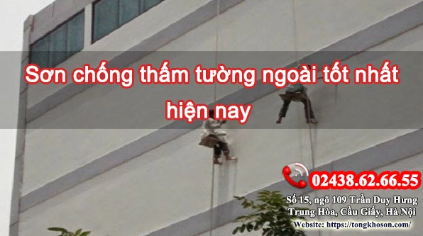 Báo giá sơn chống thấm tường ngoài trời và các loại tốt nhất 2026