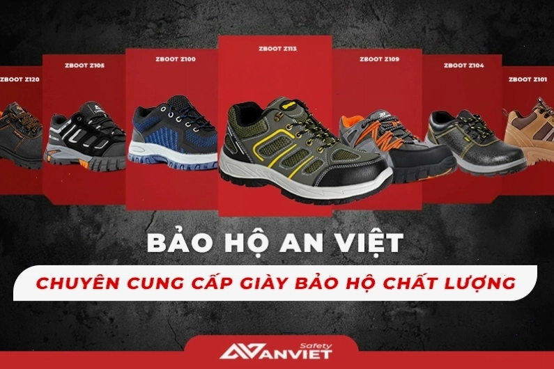 Bảo Hộ An Việt phân phối chính hãng các loại giày bảo hộ lao động chất lượng cao.