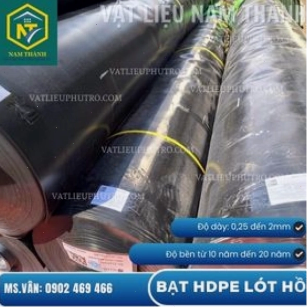 Bạt HDPE lót hồ nuôi tôm cá hiệu quả
