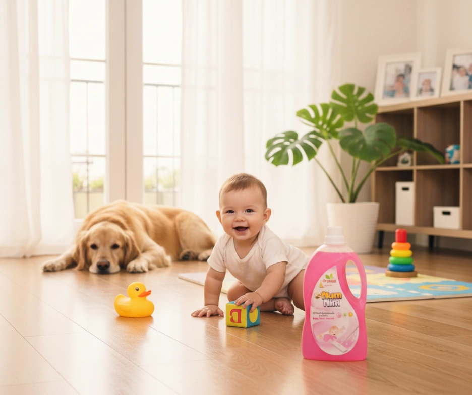Bật mí cách lau nhà sạch bóng kin kít, thơm mát quanh năm