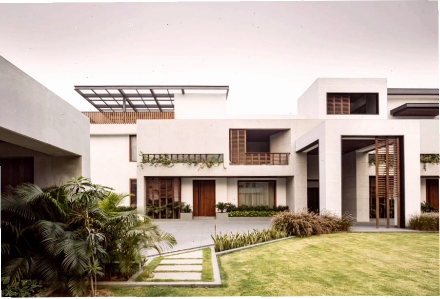 Biệt thự hiện đại 4 tầng với phong cách ứng dụng phổ biến trong các mẫu biệt thự đơn lập