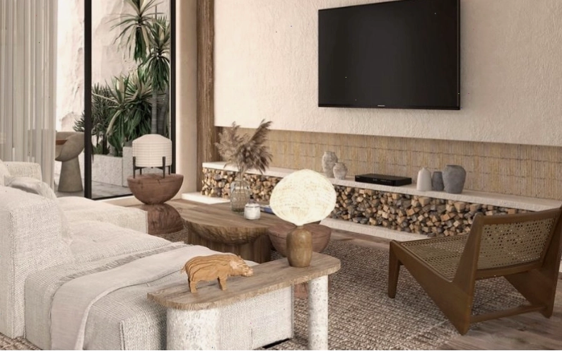 Biệt thự phong cách Wabi Sabi sang trọng và tinh tế
