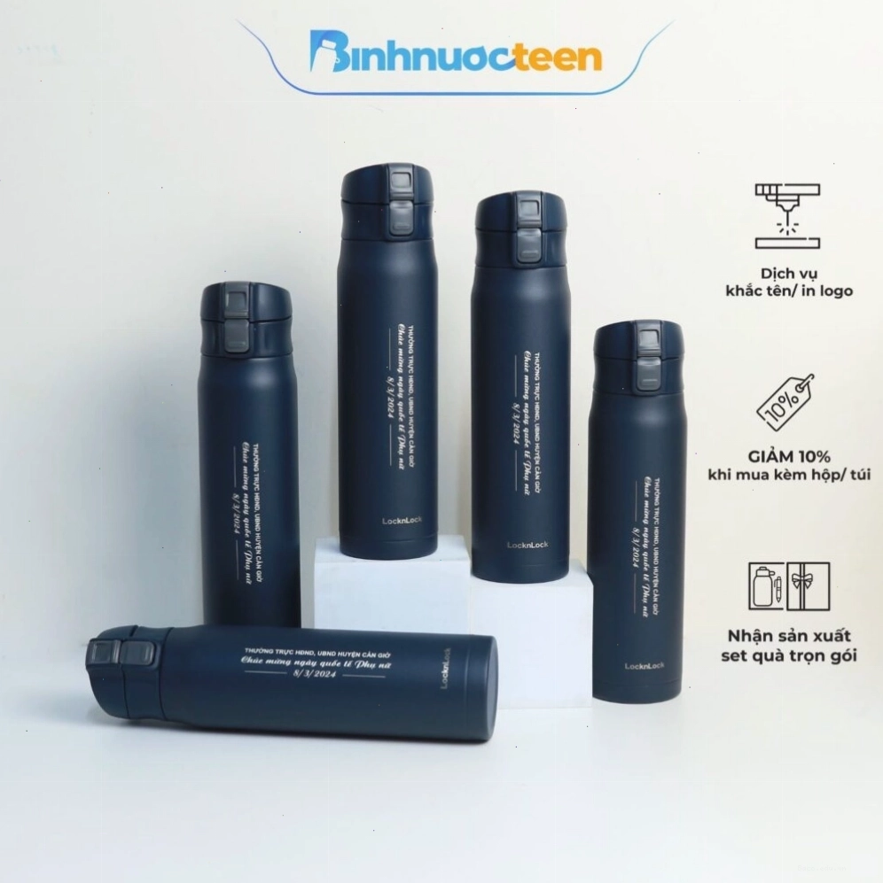 Bình Giữ Nhiệt Lock&Lock 480ml LHC6150 Symphony Tumbler với vẻ ngoài sang trọng