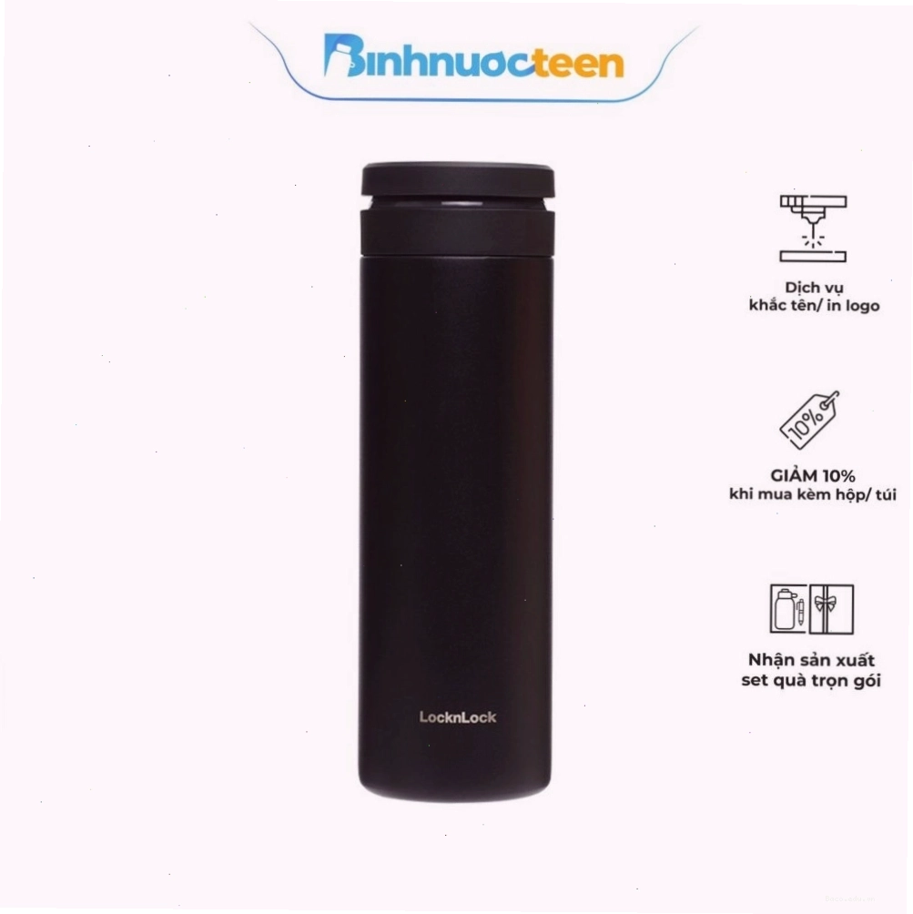 Bình giữ nhiệt Lock&Lock Silhouette Screw Tumbler 440ml LHC4287 với thiết kế tối giản