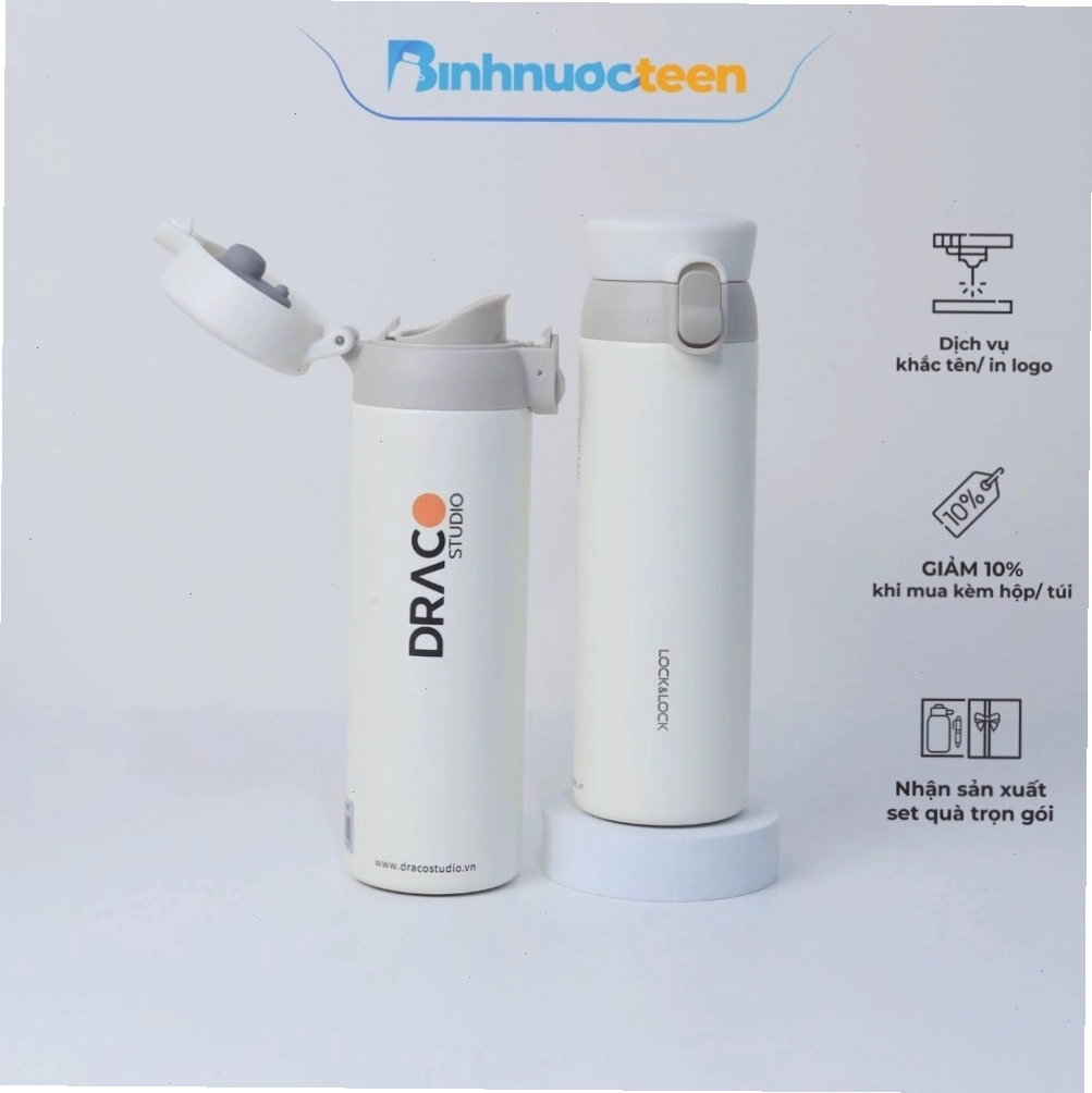 Bình Giữ Nhiệt LocknLock 450ml LHC3240 Wannabe với kiểu dáng thời trang