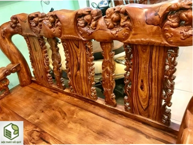 Bộ ghế cẩm lai tay 16 sang trọng và đẳng cấp