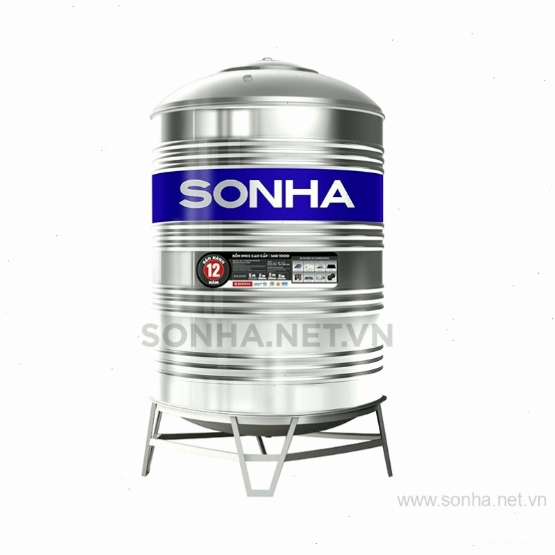 Bồn nước Inox 1000L Sơn Hà đứng