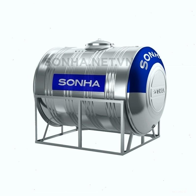 Bồn nước Inox Sơn Hà 2000L (2m3) ngang (Φ1140)