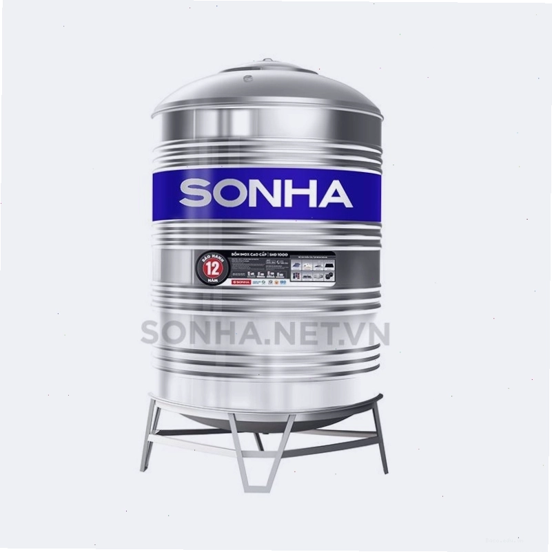 Bồn nước inox Sơn Hà đứng 2500L