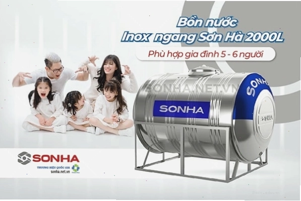 Bồn nước inox Sơn Hà