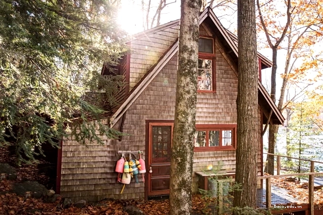 Cabin mộc mạc ở Maine