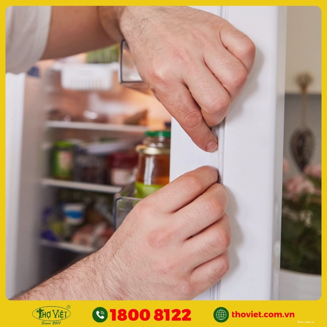 Các bước hướng dẫn cách thay gioăng tủ lạnh tại nhà