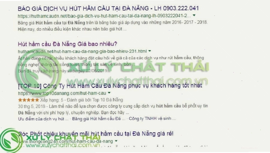 Các đơn vị hút hầm cầu uy tín nhất Đà Nẵng