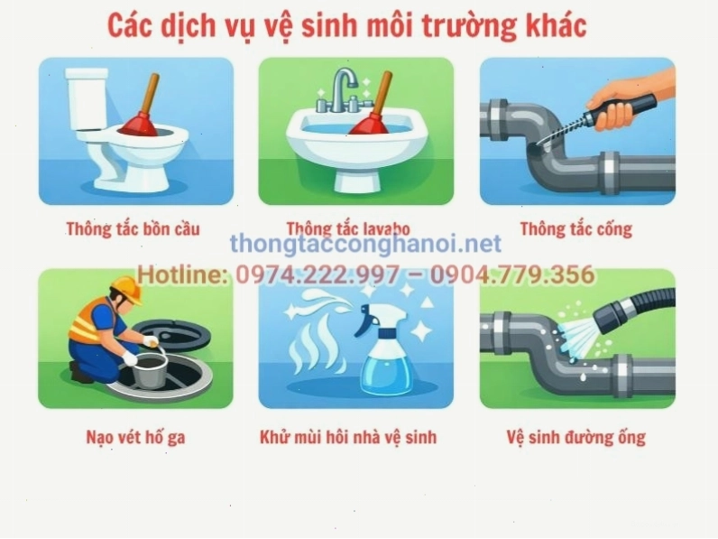 Các giải pháp vệ sinh môi trường tổng thể