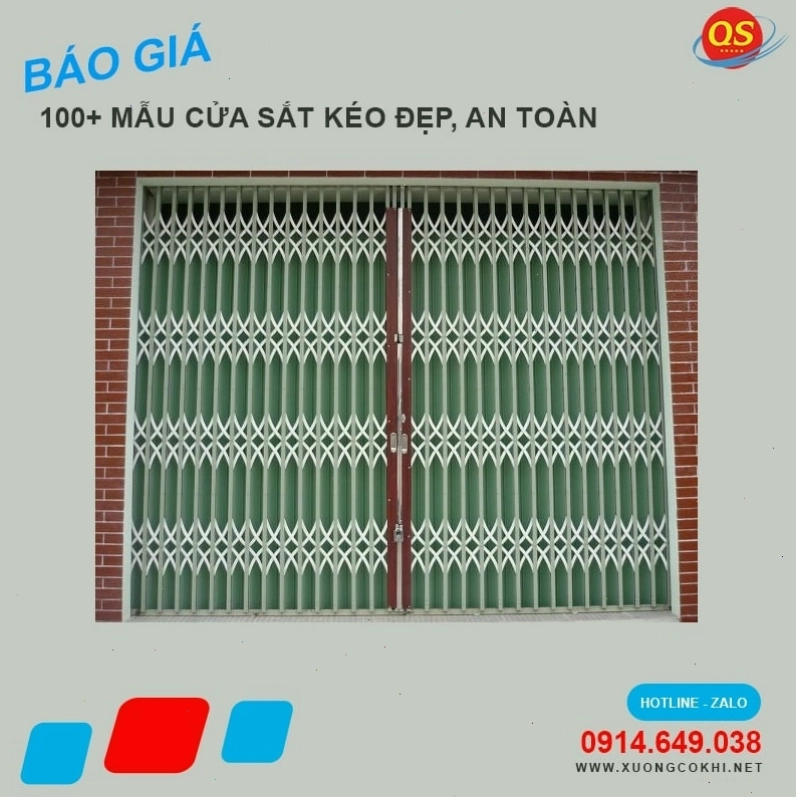 Các loại cửa sắt kéo thông dụng