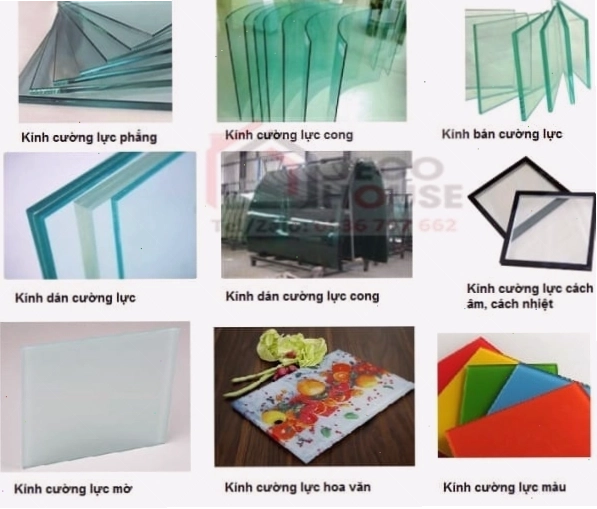Các loại kính cường lực với nhiều ứng dụng khác nhau trong xây dựng và nội thất
