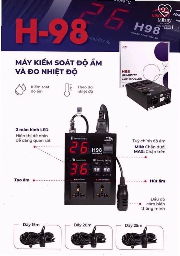 Cảm biến môi trường ghi nhận dữ liệu chính xác trong nhà yến