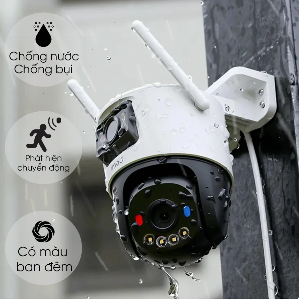 Camera Imou Cruiser Dual 2 IPC-S7XEP quan sát hai khu vực cùng lúc