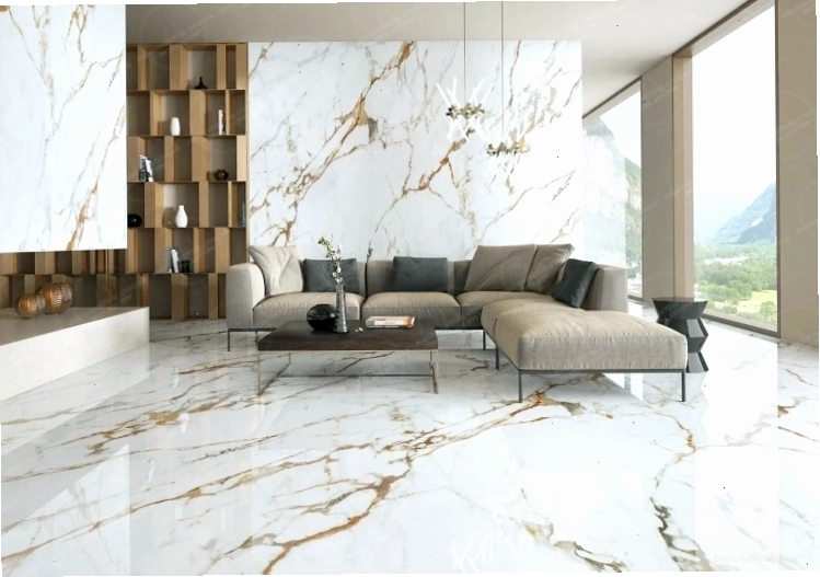 Cận cảnh bề mặt đá nung kết vân 3D thể hiện độ bền và khả năng chống trầy xước