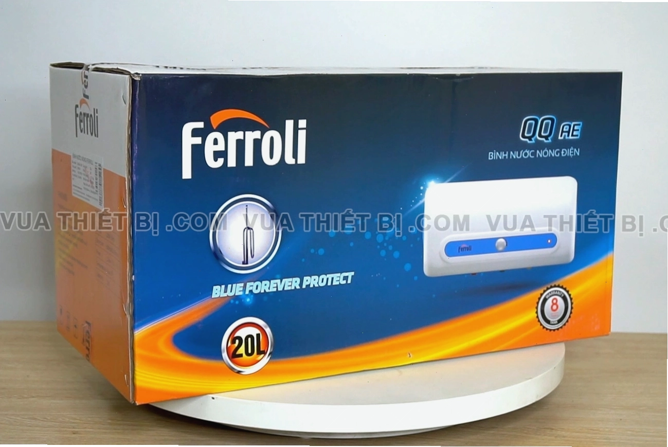 Cận cảnh bình nóng lạnh Ferroli QQ AE