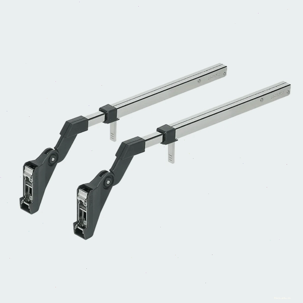 Cận cảnh cánh tay nâng Blum Aventos HF, chi tiết cấu tạo và chất liệu