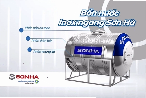 Cấu tạo chi tiết của bồn nước Sơn Hà