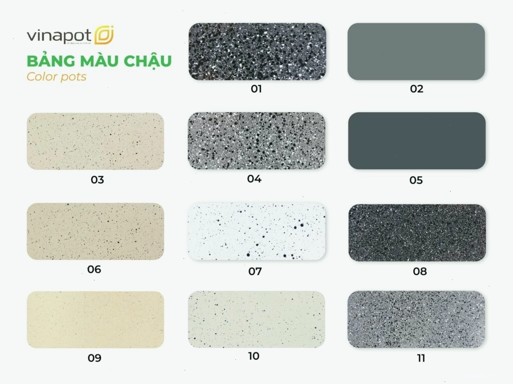 Chậu composite cho khách sạn Nha Trang, sang trọng và phù hợp trang trí không gian xanh.
