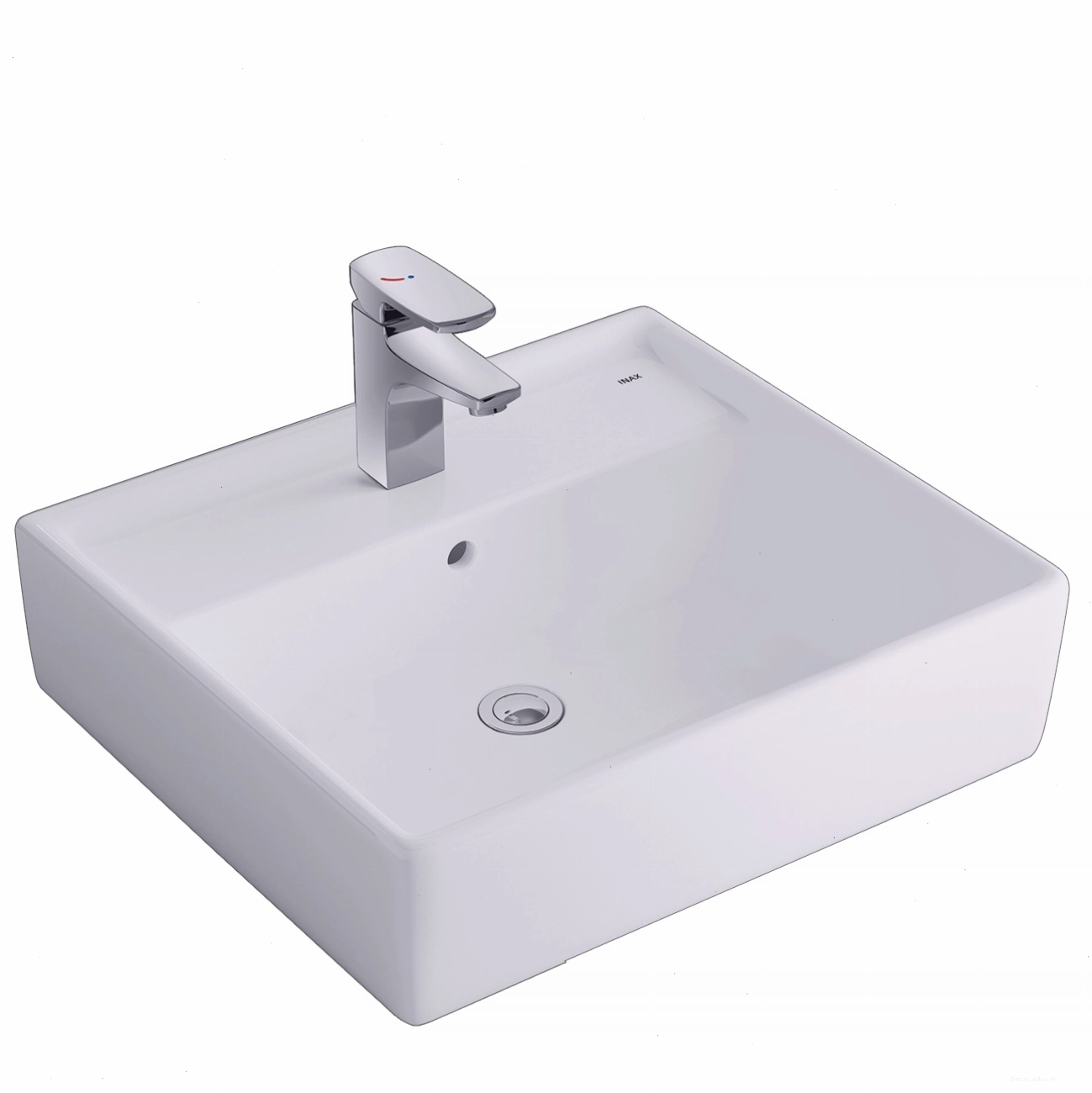 Chậu rửa lavabo đặt bàn INAX AL-293V (AL293V) men Aqua Ceramic