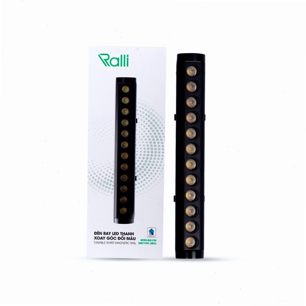 Chi tiết thiết kế của đèn LED ray thông minh RLT03 Rạng Đông