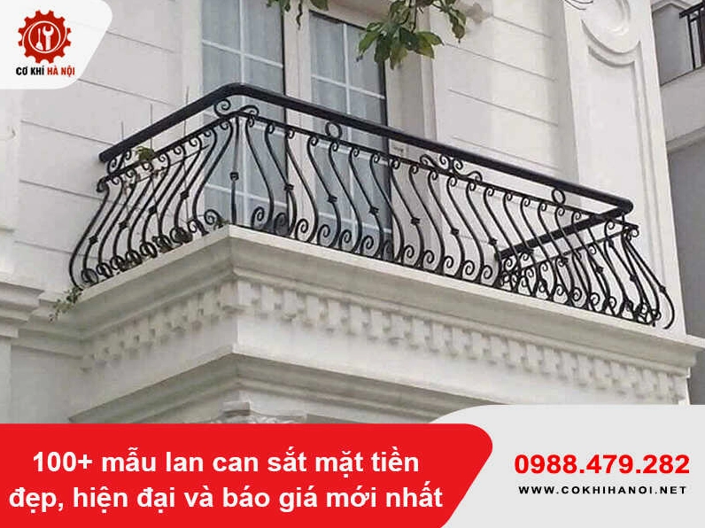 Chiêm ngưỡng 100+ Mẫu Lan Can Sắt Mặt Tiền Đẹp Hiện Đại Nhất