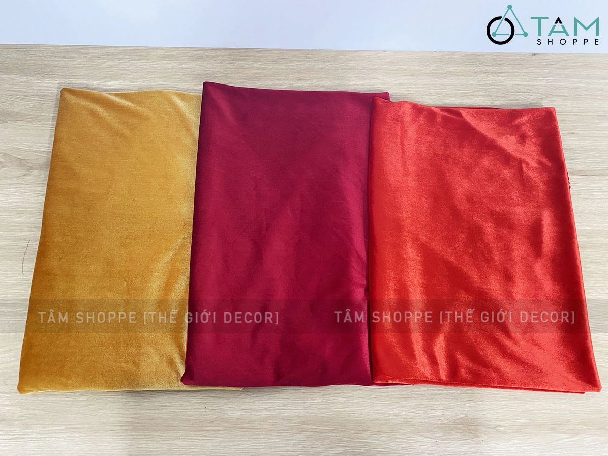Chiêm ngưỡng vẻ đẹp và sự đa dạng của các loại vải nhung