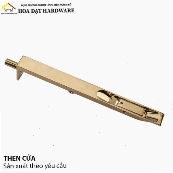 Chốt âm cửa màu vàng đồng thau CA4501