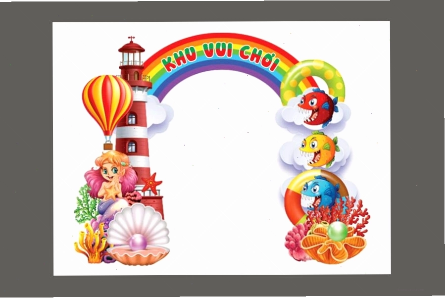 Cổng Chào Khu Vui Chơi Đại Dương – File CDR Chủ Đề Biển Cả Cho Trẻ Em
