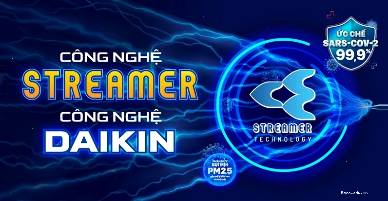 Công nghệ Streamer của Daikin giúp ức chế vi khuẩn hiệu quả
